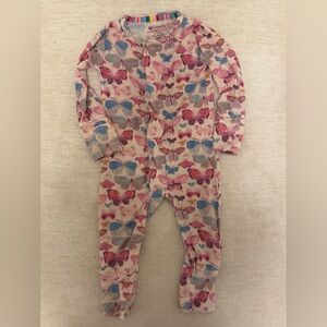 Magnetic Me Modal, Convertible Coverall, 3-6 Months, Butterfly Print